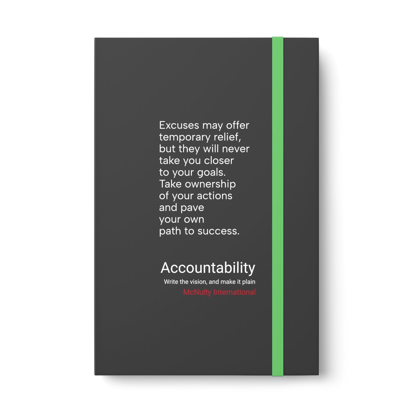 Accountability Notebook - Ruled