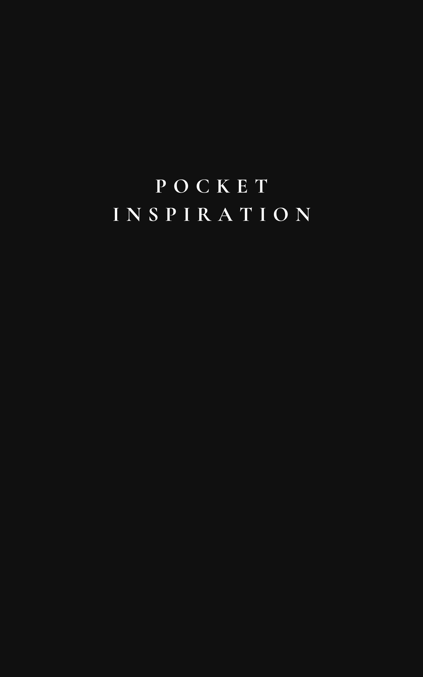 Pocket Inspiration