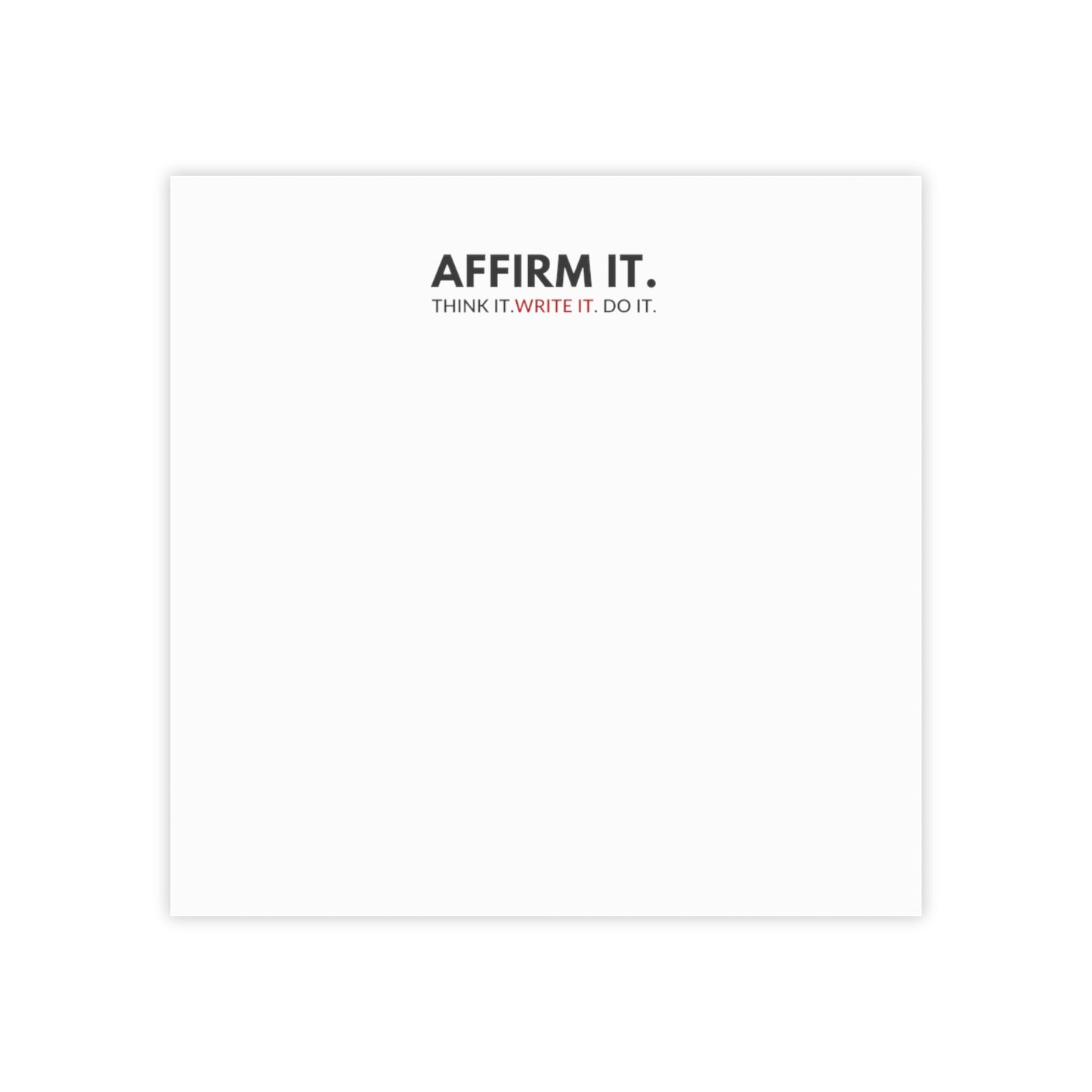 AFFIRM IT - Post-it® Note Pads