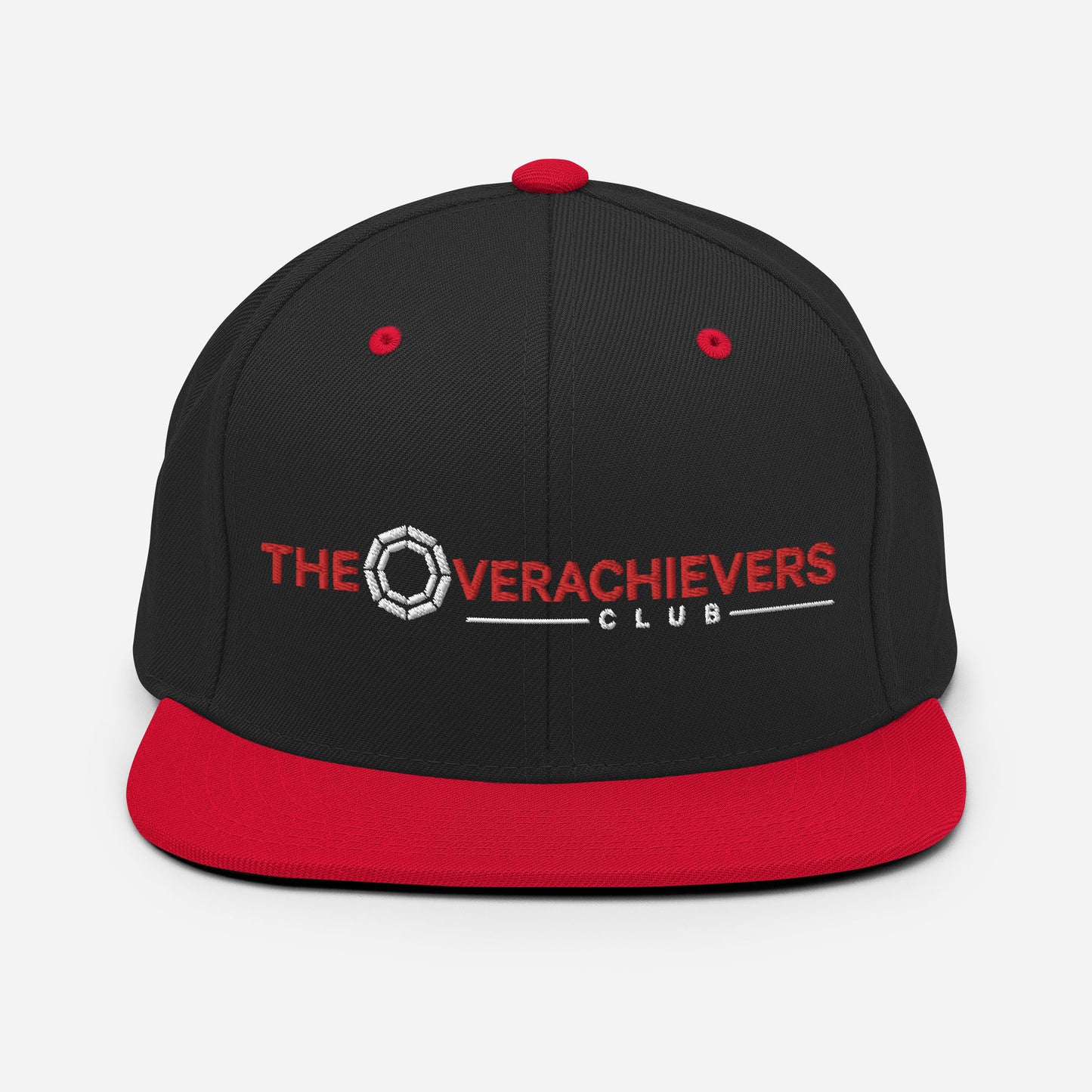 Overachievers Club Black Snapback Hat
