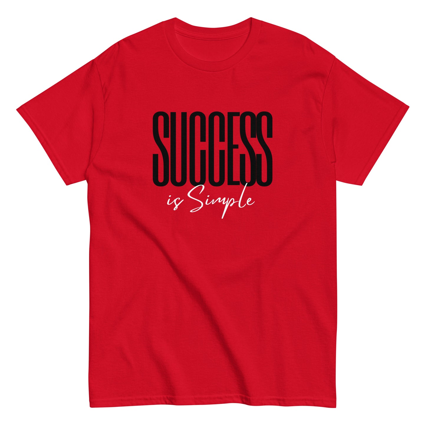 Success Is Simple Red Classic Tee